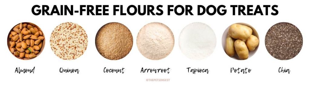 best grain-free flours to use in dog treats